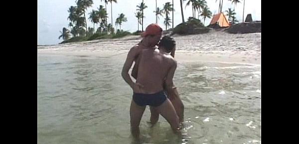  Nasty gay booys fucking in the sea